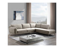 Aiken 2-piece Fabric Sectional, Grey Default Title