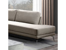 Aiken 2-piece Fabric Sectional, Grey Default Title