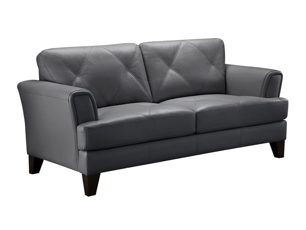 Swinton Leather Loveseat