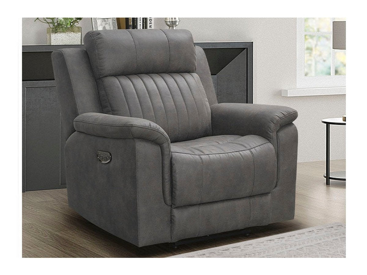 Garcelle Power Reclining Chair, Grey Default Title