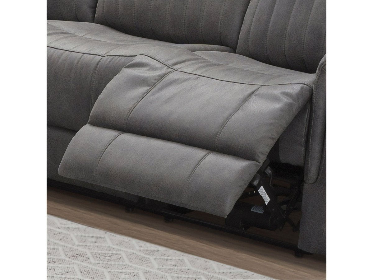 Garcelle Power Reclining Loveseat, Grey Default Title