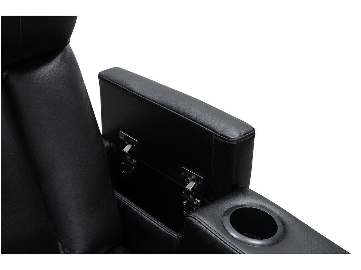 Larson Power Theater Recliner, Black Default Title