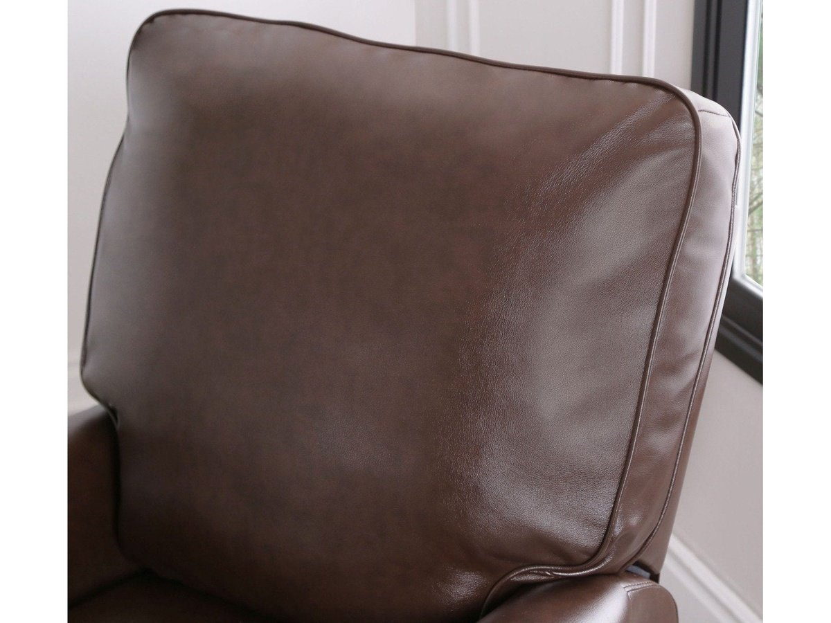 Carla Leather Pushback Recliner Default Title