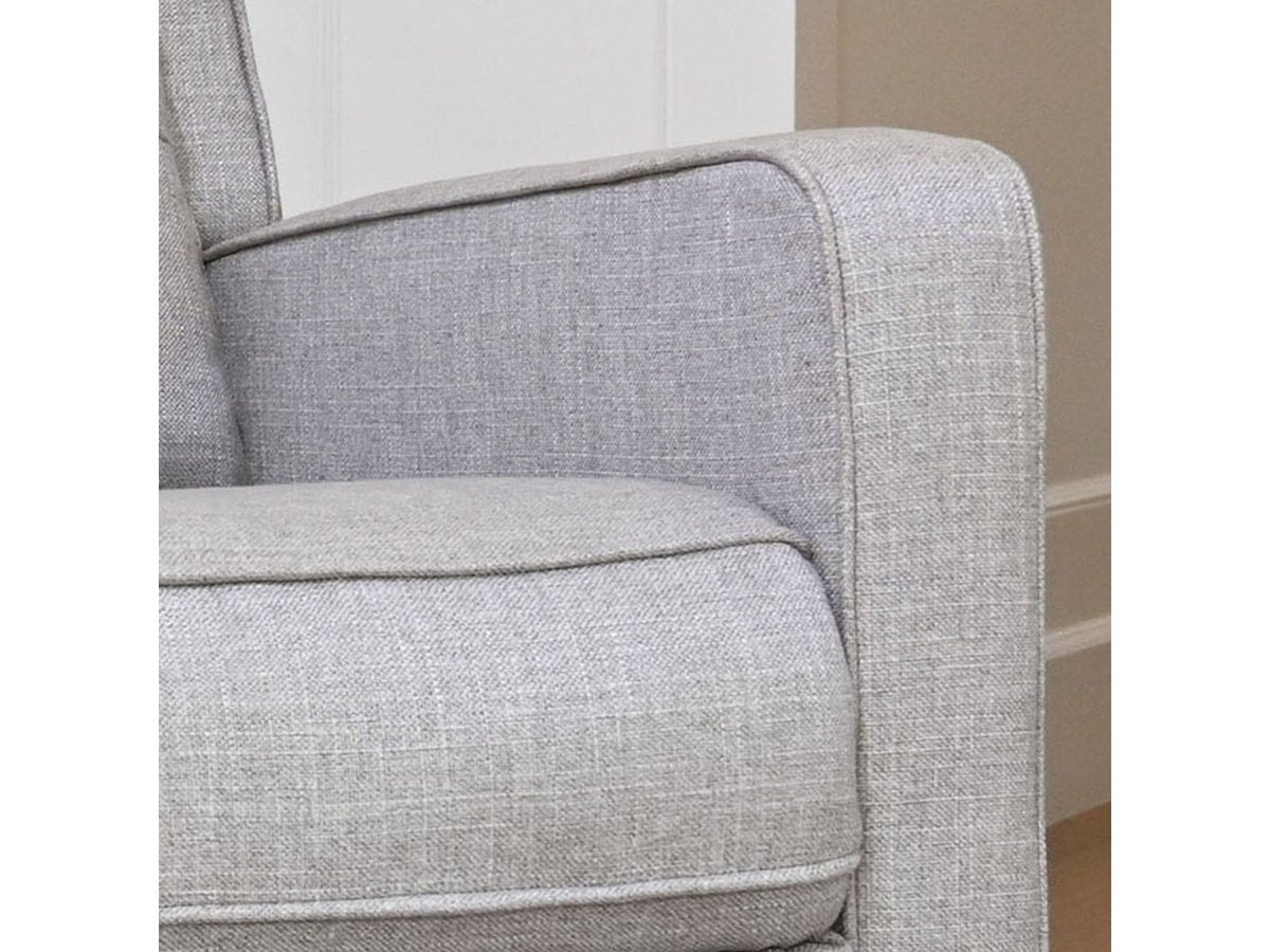 Indio Fabric Pushback Recliner, Light Grey Default Title