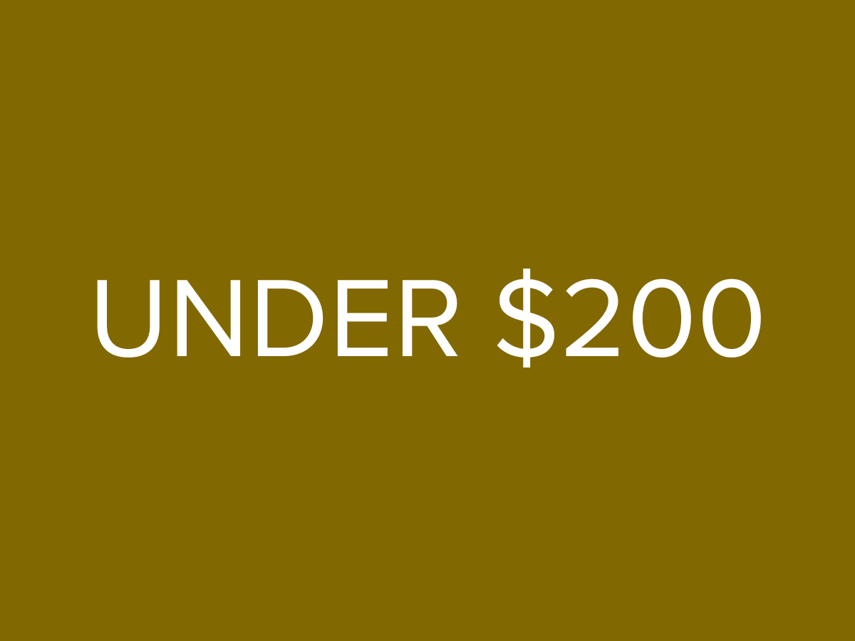 Under $200
