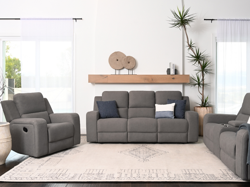 Margaret 3-pc Fabric Manual Reclining Sofa Collection