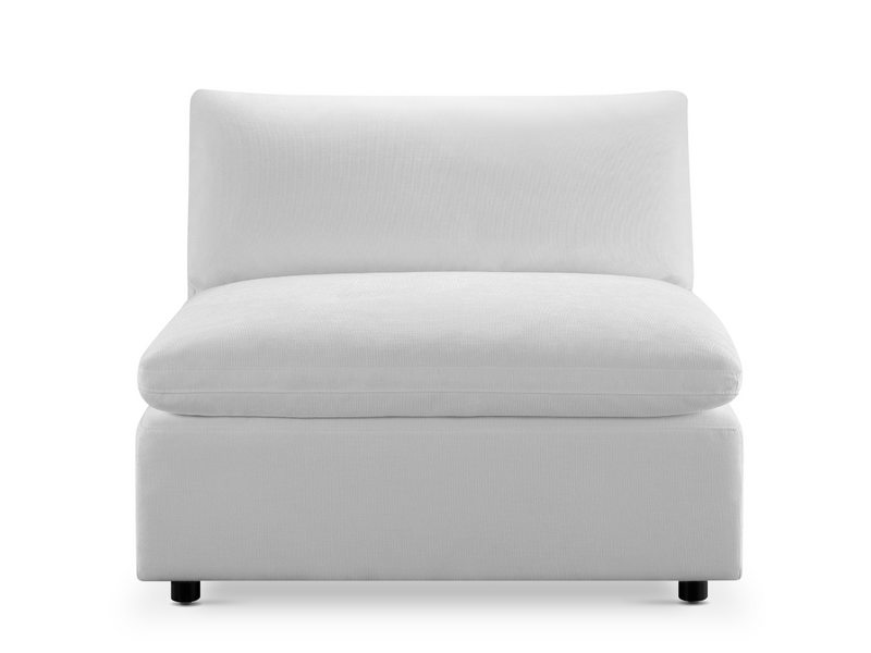 Luxe Feather and Down Armless Chair