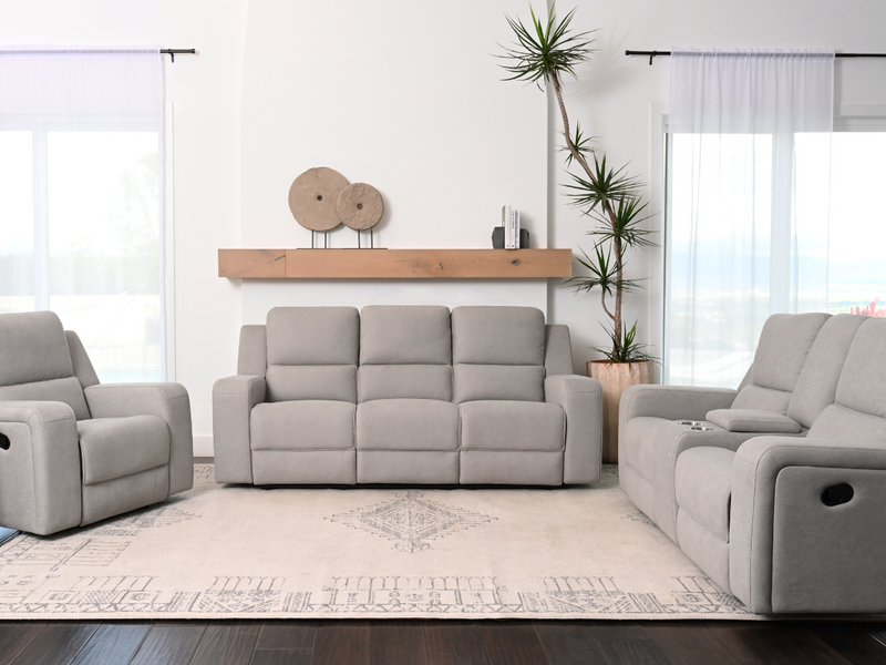 Margaret 3-pc Fabric Manual Reclining Sofa Collection
