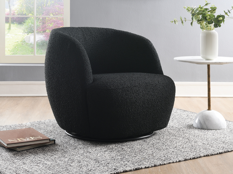 Blair Bouclé Swivel Chair