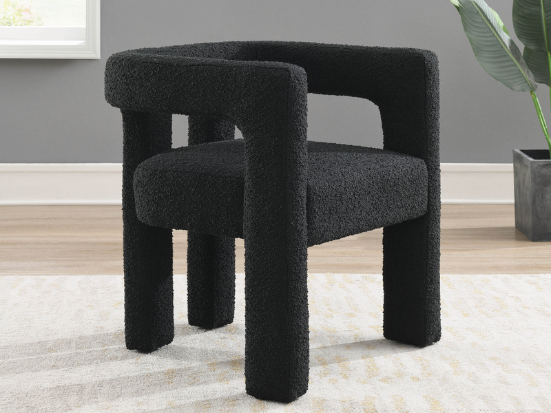 Mandy Bouclé Fabric Dining Chair