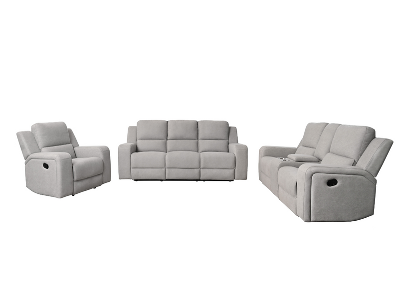 Margaret 3-pc Fabric Manual Reclining Sofa Collection