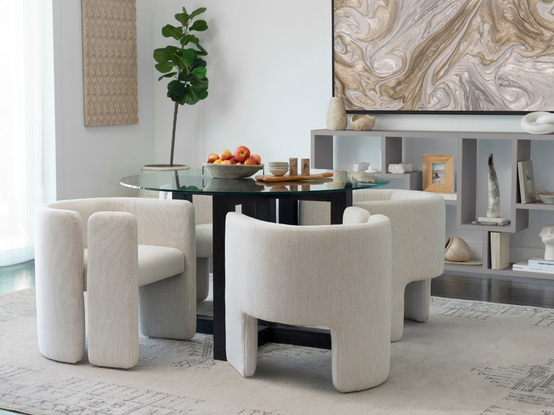 Atlas Fabric Cutout Dining Chair