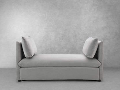 Becca 59" Upholstered Daybed - Gray