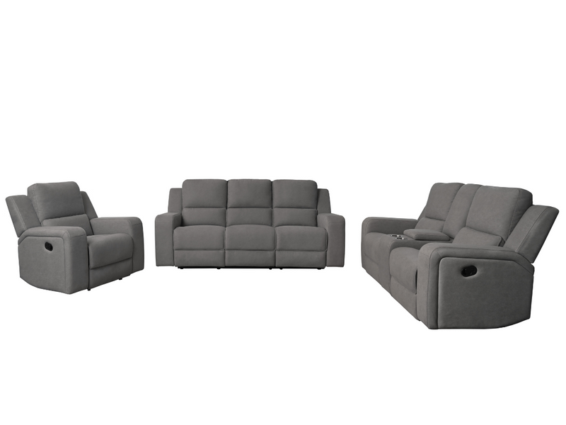Margaret 3-pc Fabric Manual Reclining Sofa Collection