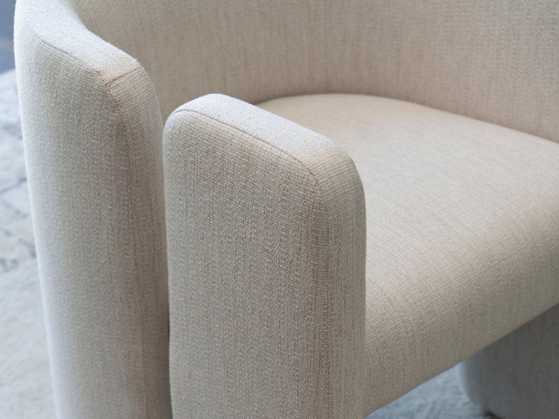 Atlas Fabric Cutout Dining Chair