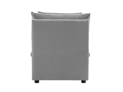 Becca 59" Upholstered Daybed - Gray
