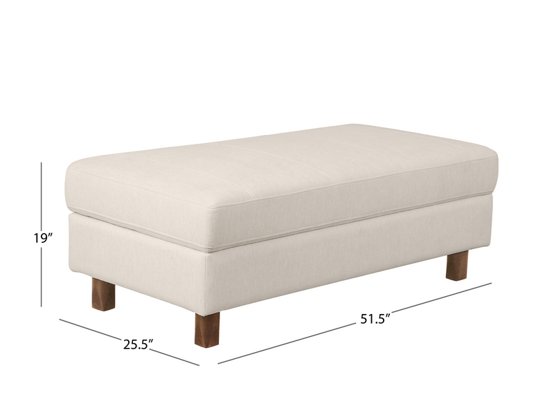 Berkeley Fabric Reversible Sectional And Ottoman