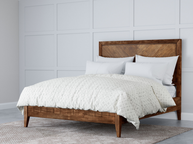 Abbyson retro wooden platform bed deals