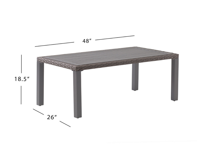 Montecito Outdoor Patio Coffee Table