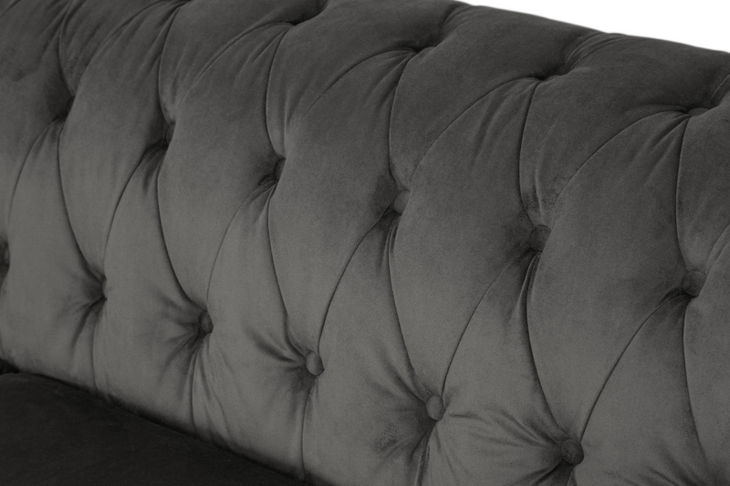 Grand Chesterfield Velvet Sofa