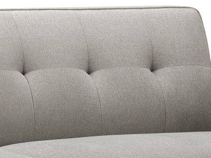 Vicenza Mid-Century Upholstered Sofa - Gray