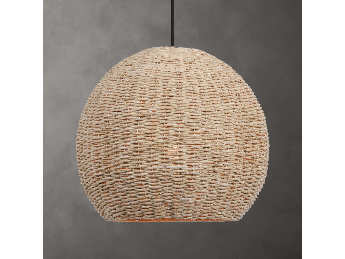 Abbyson Home Silvia Dome 1-Light Pendant