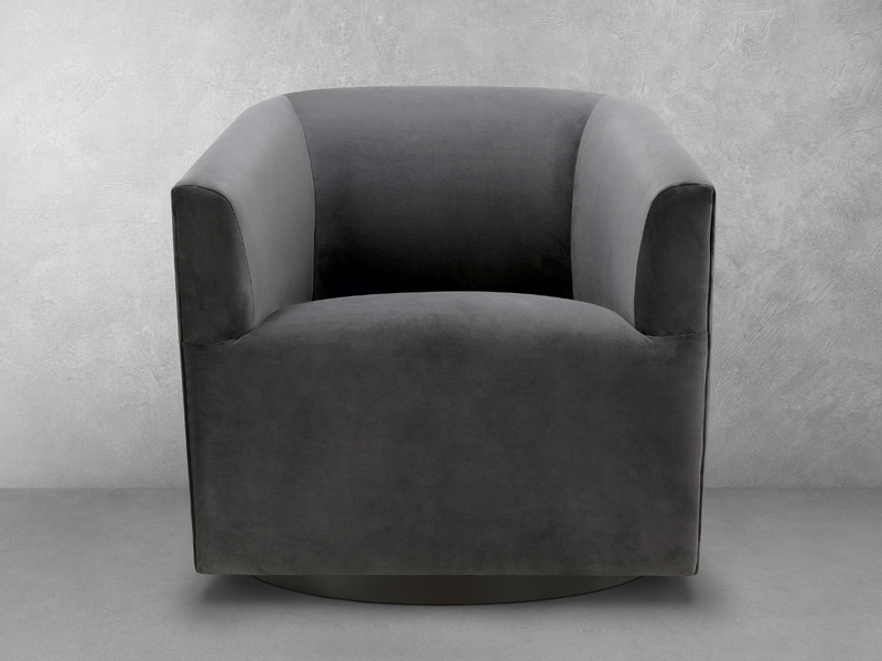 Claire Velvet Fabric Chair