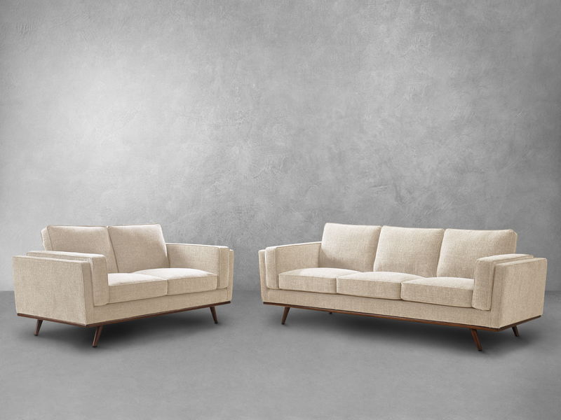 Taverly 2pc Fabric Sofa Collection