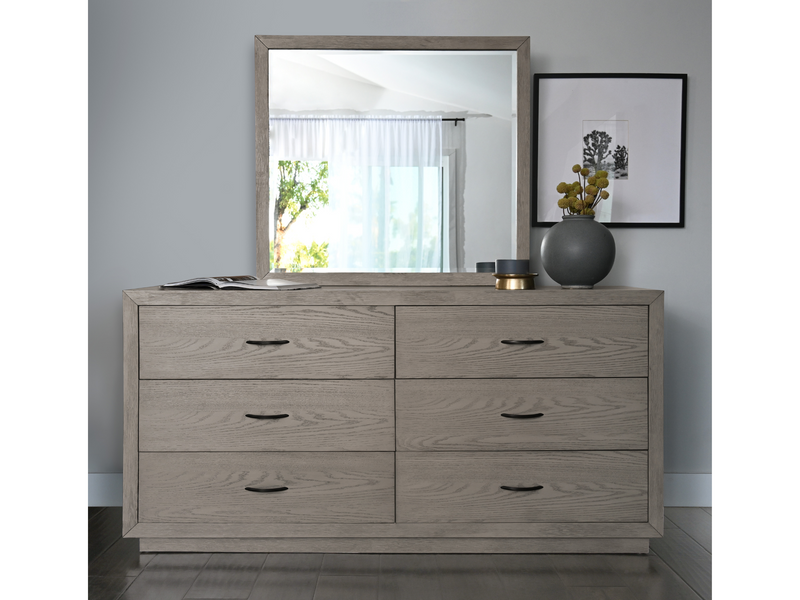 Freemont 6 Drawer Dresser + Mirror