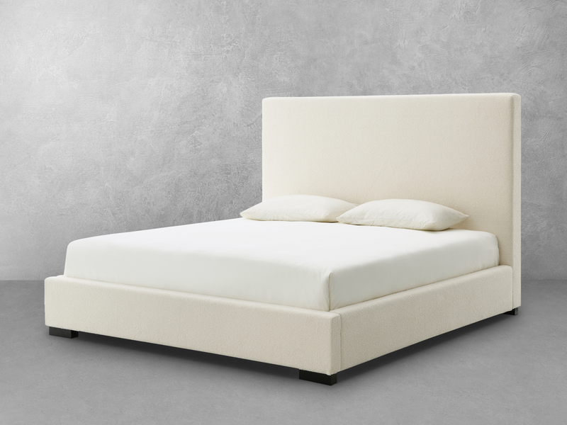 Luciano Bouclé Fabric Bed