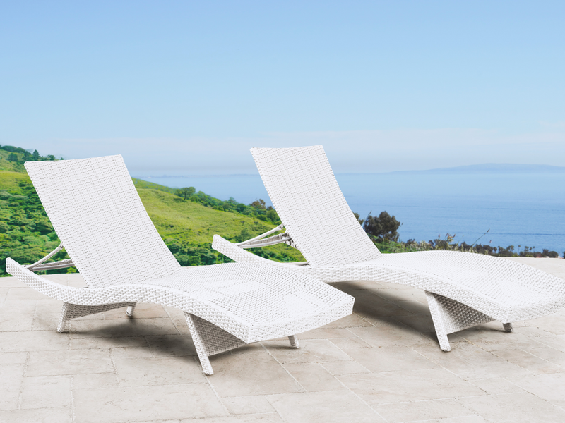 Palermo® Wicker Outdoor Chaise (Set of 2)