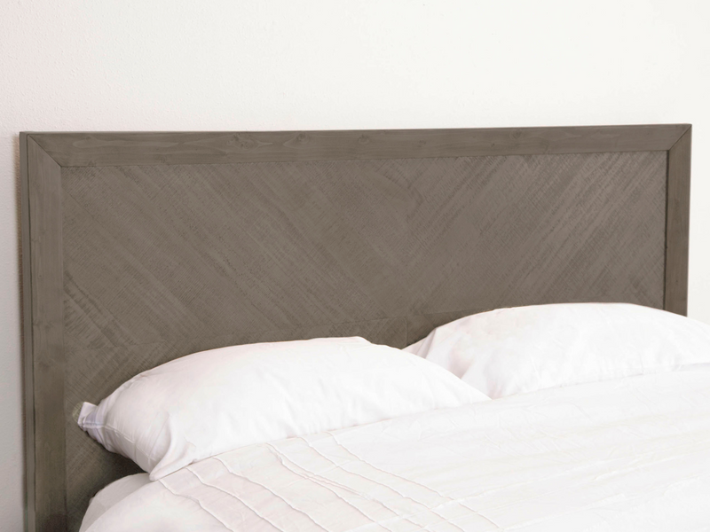 Abbyson retro top wooden platform bed