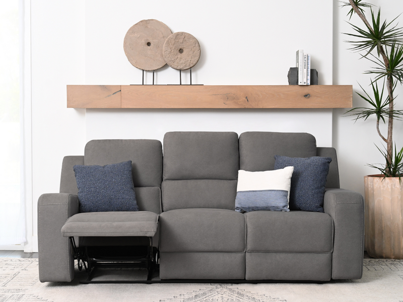 Margaret 2-pc Fabric Manual Reclining Sofa and Recliner