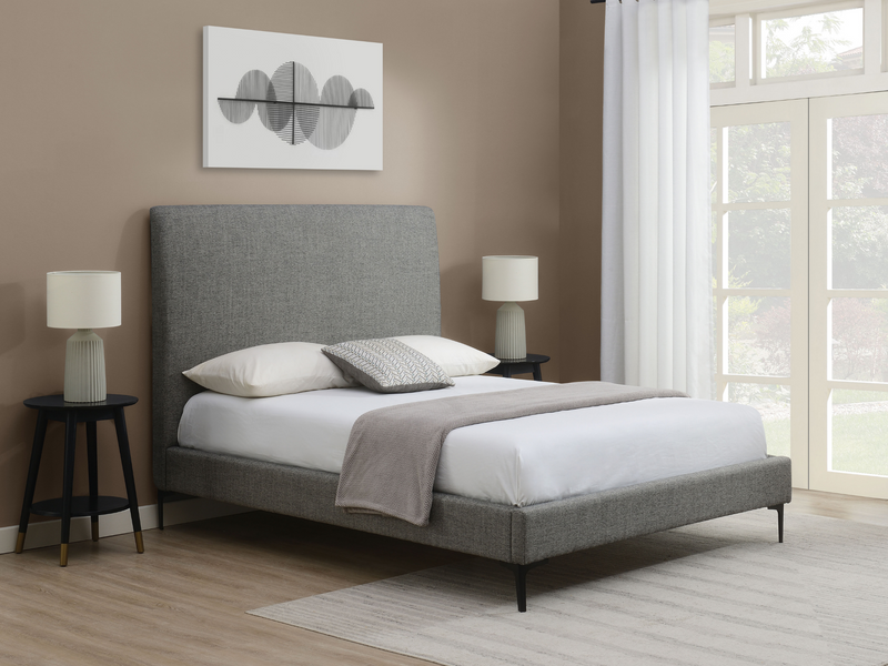 Evella Upholstered Bed and Storage Bench