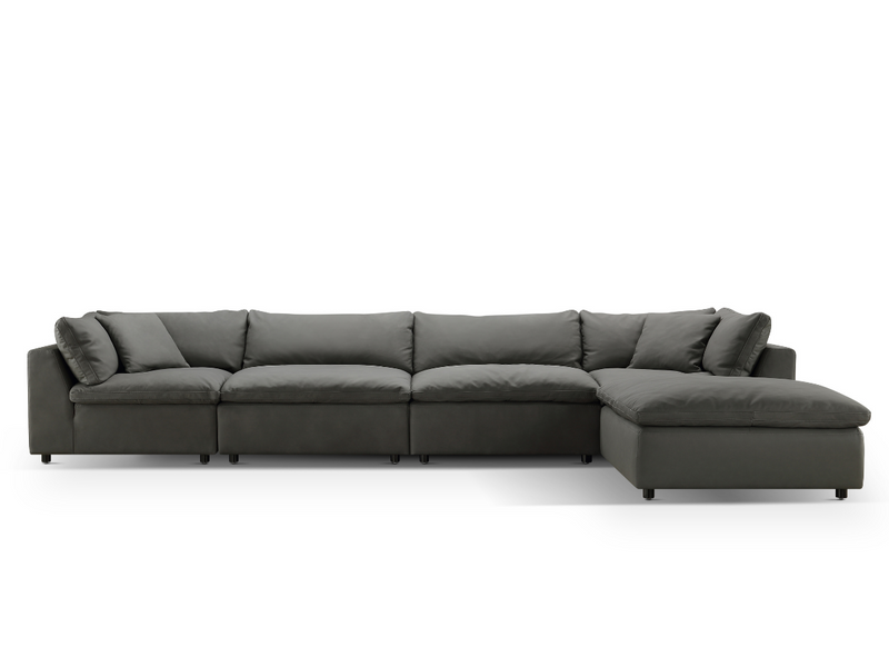 Dream grey modular 5 piece sectional discount