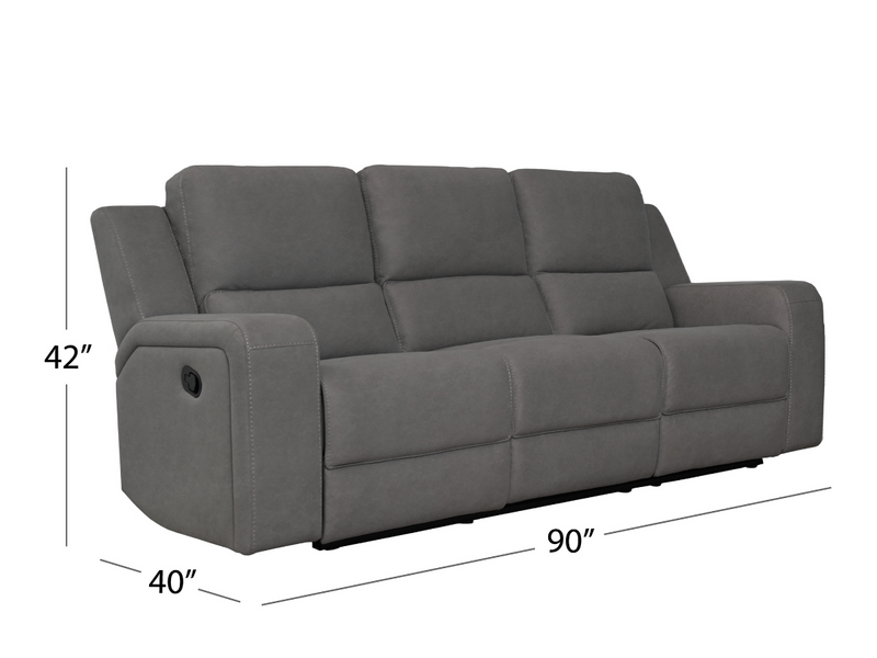 Margaret 3-pc Fabric Manual Reclining Sofa Collection