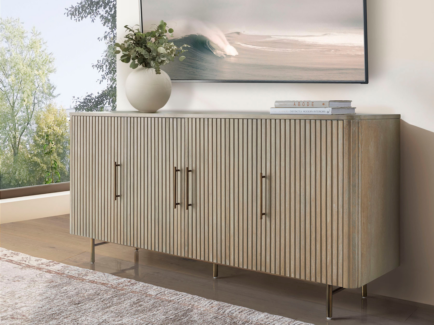 Luna 71" Media Console - Natural