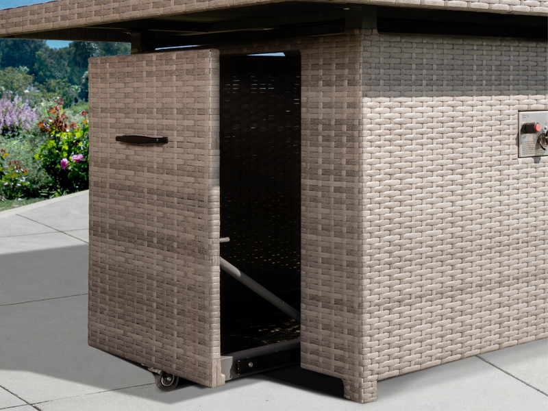 Belmont 6-pc Dining with Fire Table