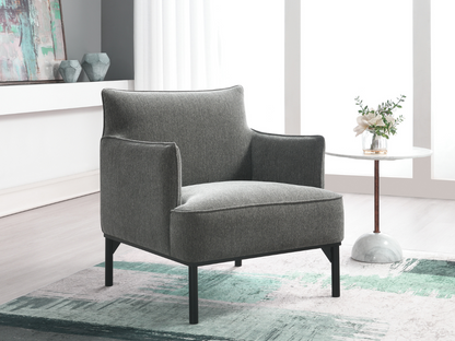 Gatsby Fabric Accent Chair - Gray