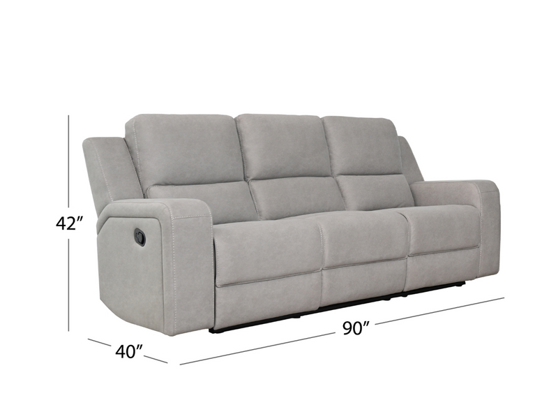 Margaret 3-pc Fabric Manual Reclining Sofa Collection