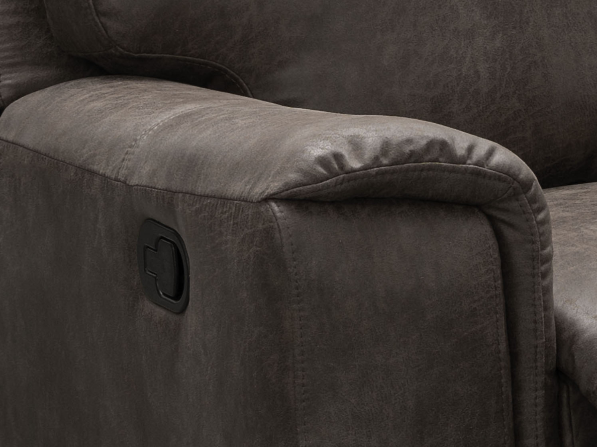 Lawrence Fabric Reclining Sofa - Camel