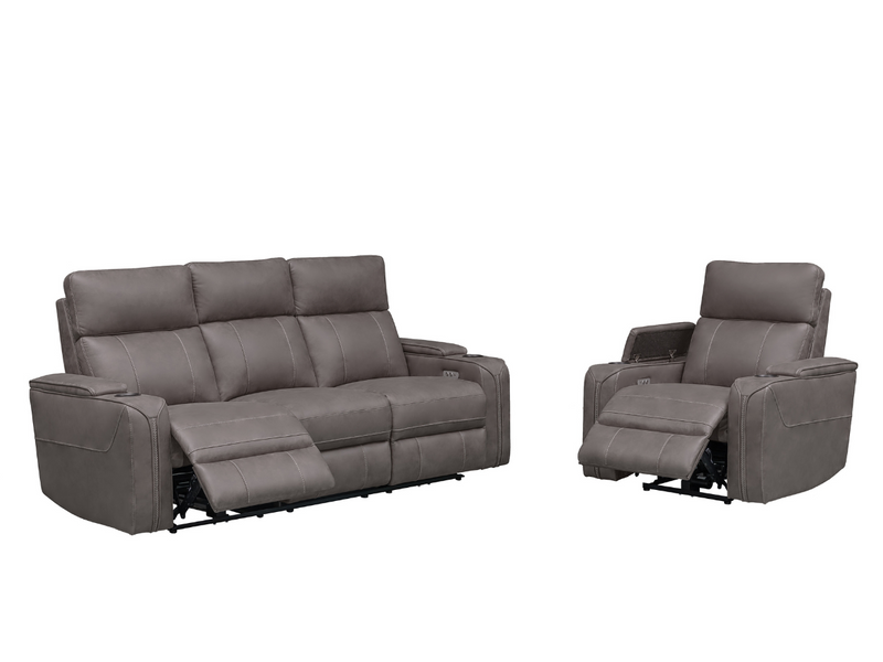 Avenger 2 pc Fabric Power Reclining Sofa and Chair Collection