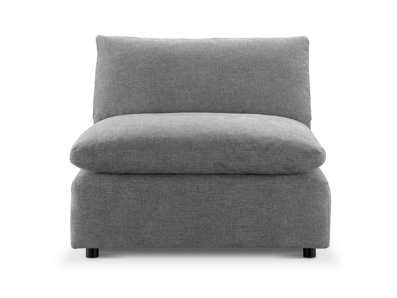 Luxe Feather and Down Armless Chair
