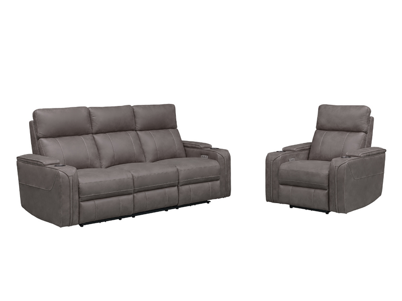 Avenger 2-pc Fabric Power Reclining Sofa and Chair Collection