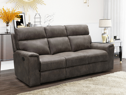 Lawrence Fabric Reclining Sofa - Camel