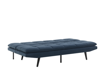 Jaden Convertible Fabric Sofa - Dark Blue