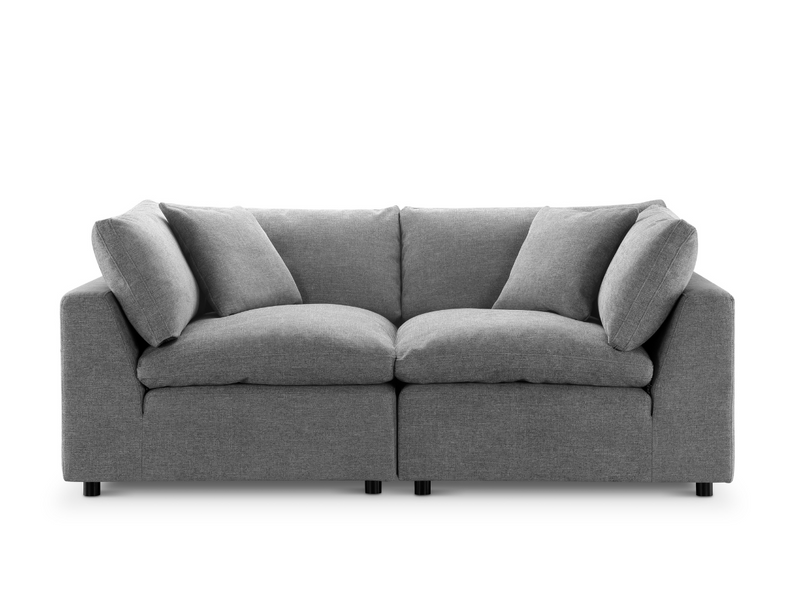 Luxe Feather and Down 2-pc Loveseat