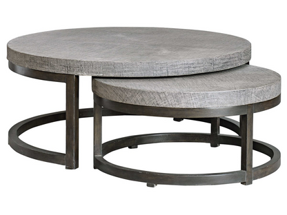 Abbyson Home Adarna Nesting Coffee Table, Set of Two