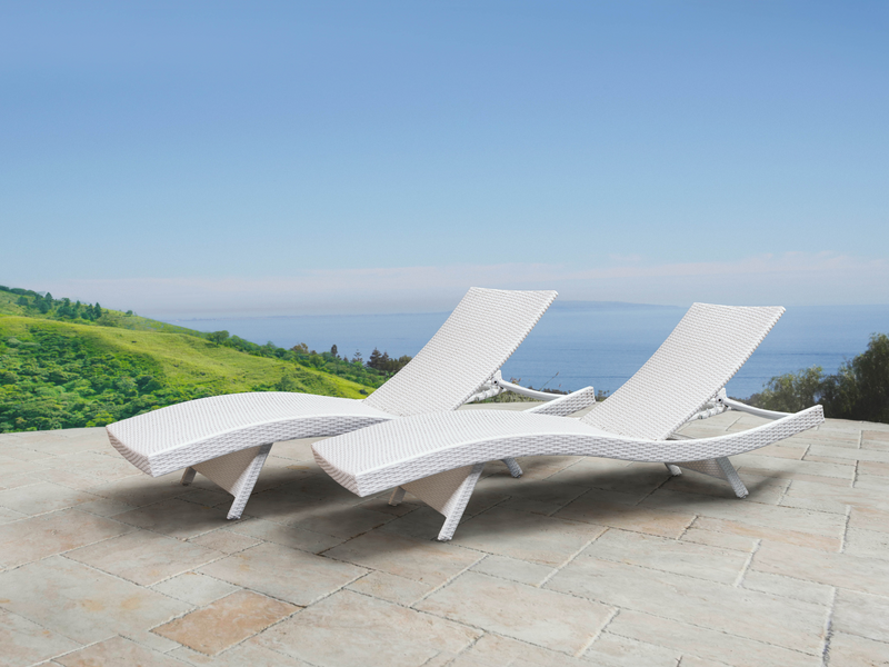 Palermo® Wicker Outdoor Chaise (Set of 2)