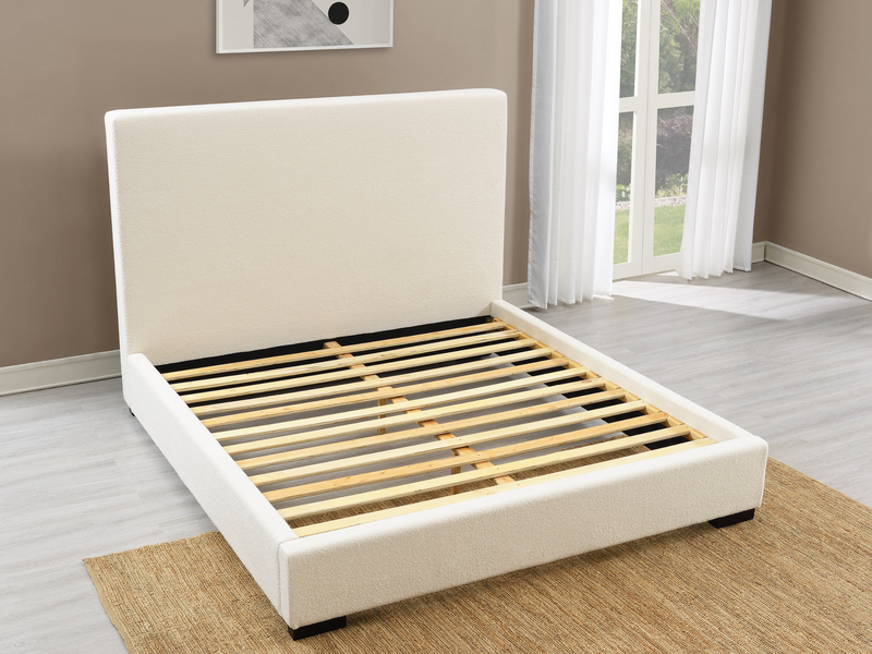 Luciano Bouclé Fabric Bed